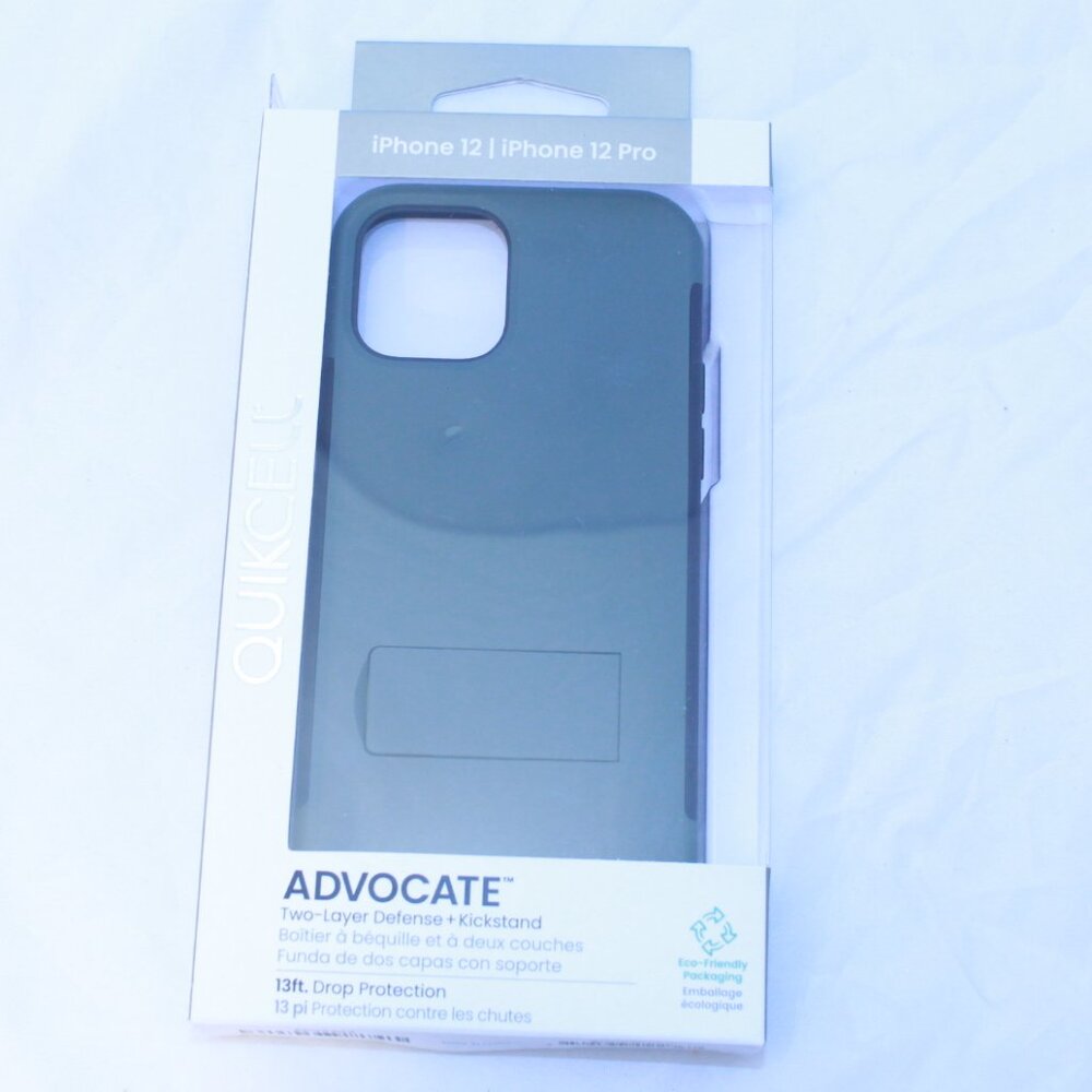Quickcell Advocate Army Green Two Layer + Kickstand Iphone 12 / 12 Pro Case